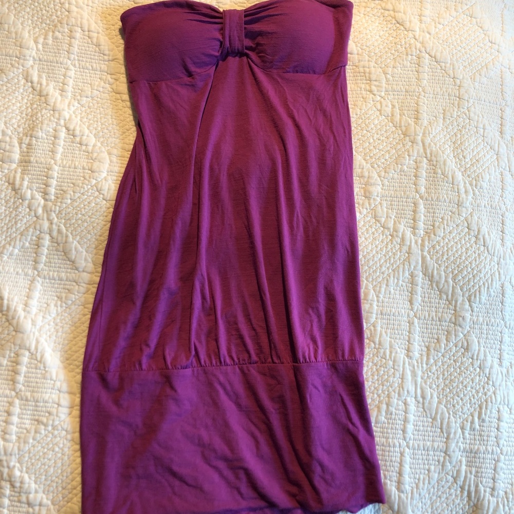 Guess- Purple/pink/magenta? Strapless dress or top